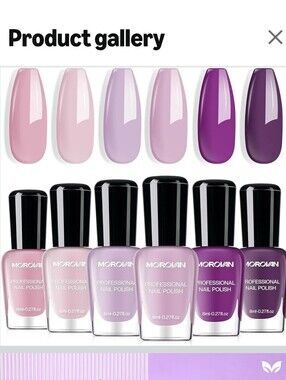 Morovan Set Of 6 Nail Polish
